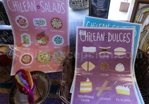 Carte des salades et des desserts