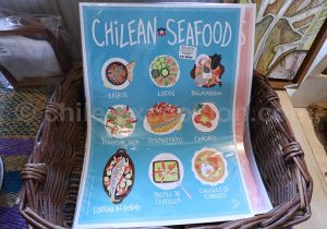 Fruits de mer du Chili