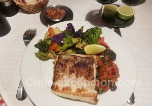 Espadon (Albacora) et légumes grillés