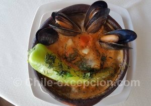Moules de Chiloé au poivron