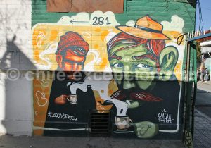 46-1 Le street art au Chili existe depuis des décénies.