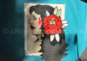 52-1 Street Art éphémère sur cloison en bois