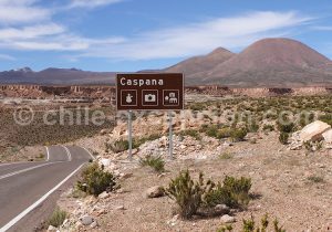 Caspana, nord-est de Calama, Chili