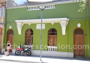 Ambiance populaire du quartier Yungay à Santiago