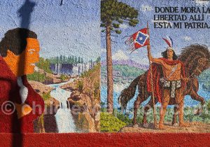 Art urbain, quartier de Yungay