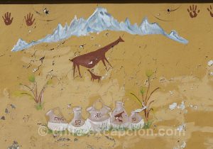 Pigment, pastel et gouache du Sud Chili