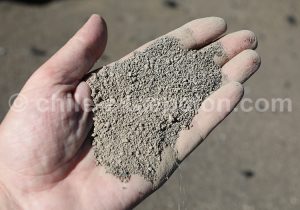 Sable volcanique, volcan Calbuco