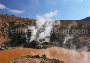 Geysers cachés, près de San Pedro de Atacama