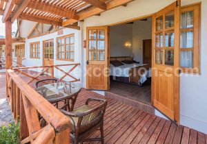 Hacienda Santa Cristina, Terrasse privée