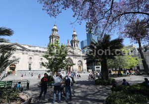 Place d'Armes, paseo Ahumada et Húerfanos, Chile