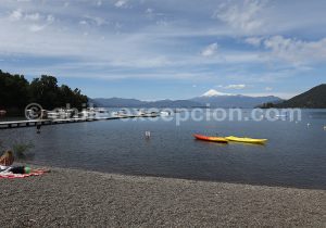 Calafquén, station balnéraire, Chili