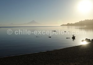 Lac Llanquihue, volcans Osorno et Calbuco