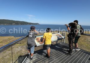 Visite du Fort de Niebla, Valdivia