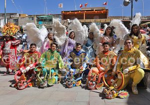 Troupe folklorique de danseurs chiliens