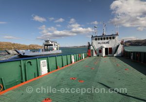 33-2 Partir en ferry depuis Puerto Ibañez, lac general Carrera