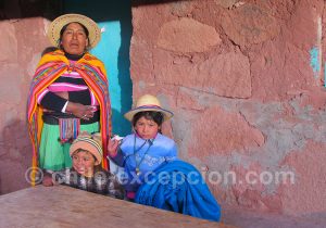 Famille aymara, Nord Chili