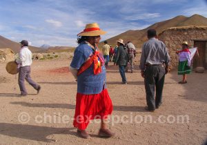 Tenue traditionnelle des aymaras