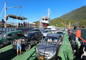 Ferry entre Caleta La Arena et Caleta Puelche