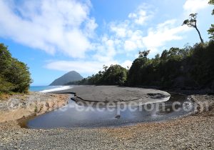 Plage Santa Bárbara, Patagonie