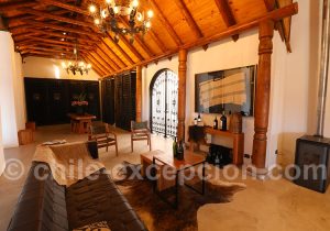 Salle des dégustations viña Ravanal