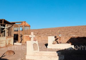 Cimetière Pampino tombes de mineurs