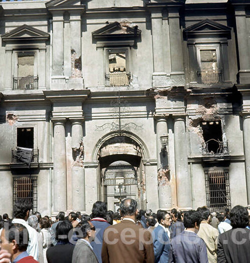 La Moneda brûlée