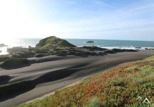 Paysage côtier près de Valparaíso au Chili