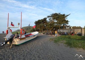 Bateau sur la plage de Matanzas