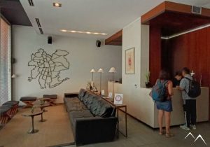 Lobby de l'hôtel Ismaël Santiago du Chili Lobby de l'hôtel Ismaël Santiago du Chili