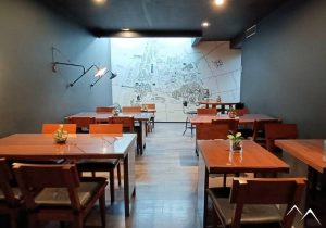 Restaurant de l'hôtel Ismaël Santiago, la capitale du Chili Restaurant de l'hôtel Ismaël Santiago, la capitale du Chili