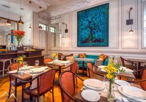 Matildas hôtel Santiago - salle de réception pour petit-déjeuner