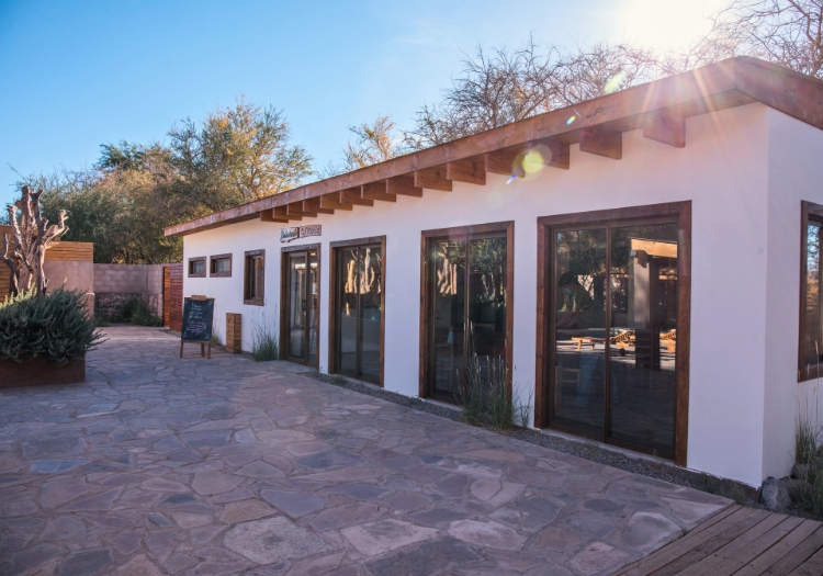 Réception et extérieur hôtel Quelana - San Pedro de Atacam