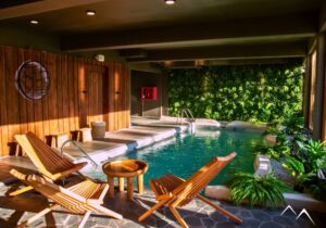 piscine intérieure et chauffée Las Cascadas
