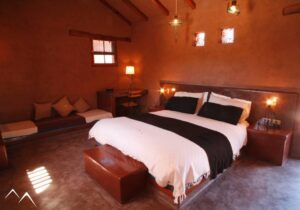 Chambre double de l'hôtel Altiplanico, San Pedro de Atacama, Chili
