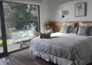 Chambre double de l'hôtel Qetrihue, Chili, Puerto Varas