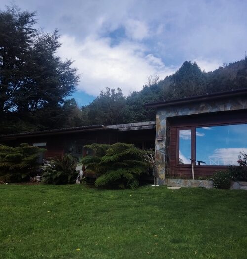 Jardin de l'hôtel Qetrihue, Puerto Varas, Chili