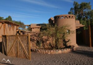 Vue sur les chambres de l'Altiplanico, San Pedro de Atacama, Chili