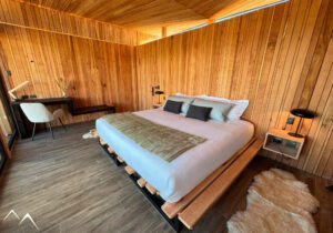 Chambre double hôtel Auralta, Patagonie, Chili